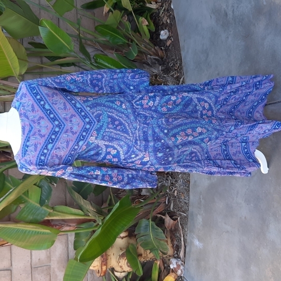 Spell and the Gypsy small City Lights flowy midi dress gown ruffle moon - Picture 3 of 10